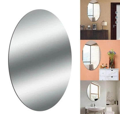 Combo of Oval Shape & Square Shape Mirror (Pack of 2)